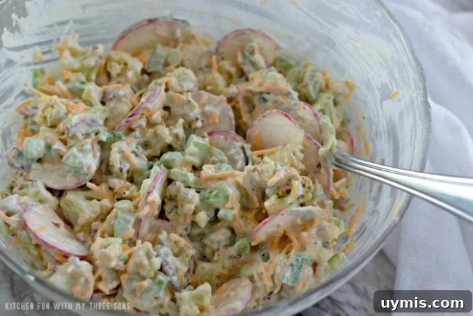 Low Carb Cauliflower Salad