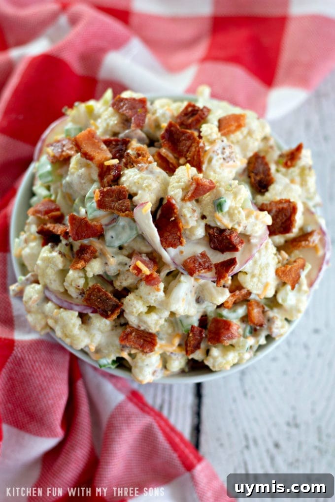 Low Carb Cauliflower Salad