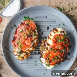 Caprese Grilled Chicken with Herb Roasted Potatoes 8 Caprese Chicken