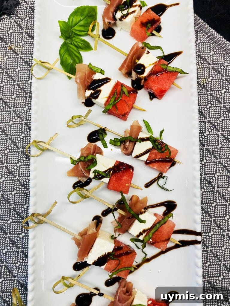 Watermelon Feta Prosciutto Appetizer Bites 9 Watermelon Feta Prosciutto Bites