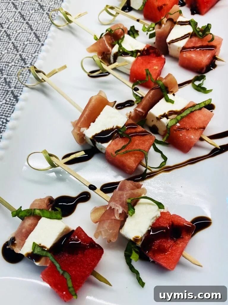 Watermelon Feta Prosciutto Appetizer Bites 10 Watermelon Feta Prosciutto Bites