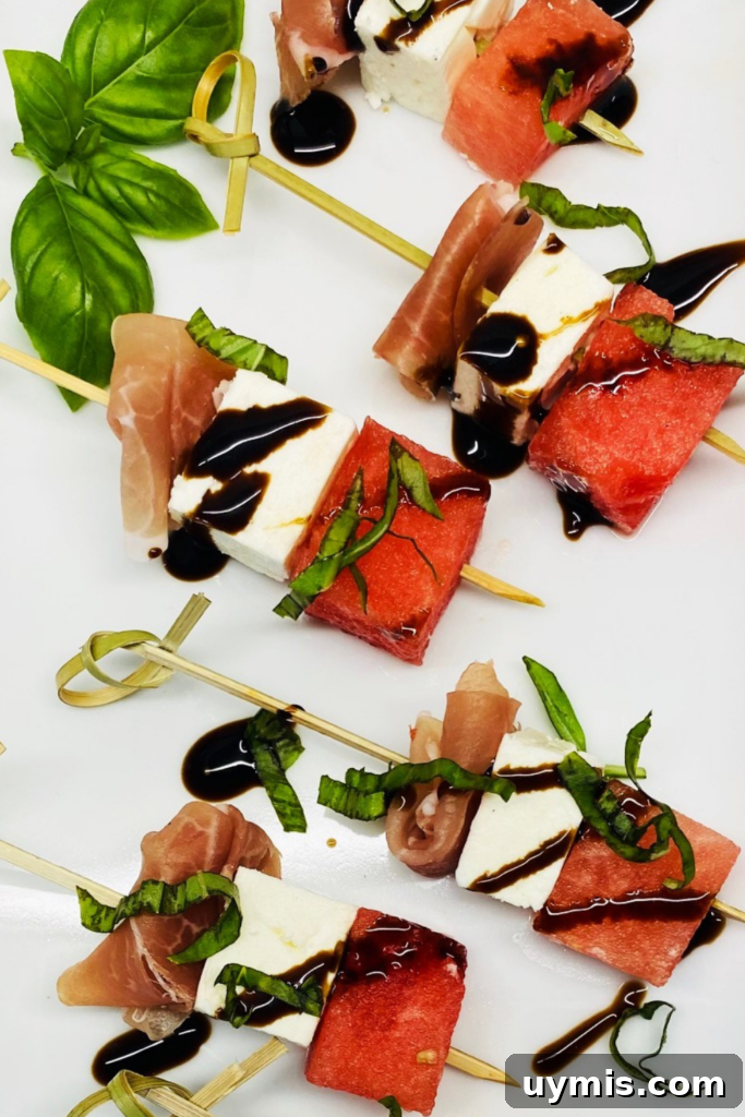 Watermelon Feta Prosciutto Appetizer Bites 11 Watermelon Feta Prosciutto Bites