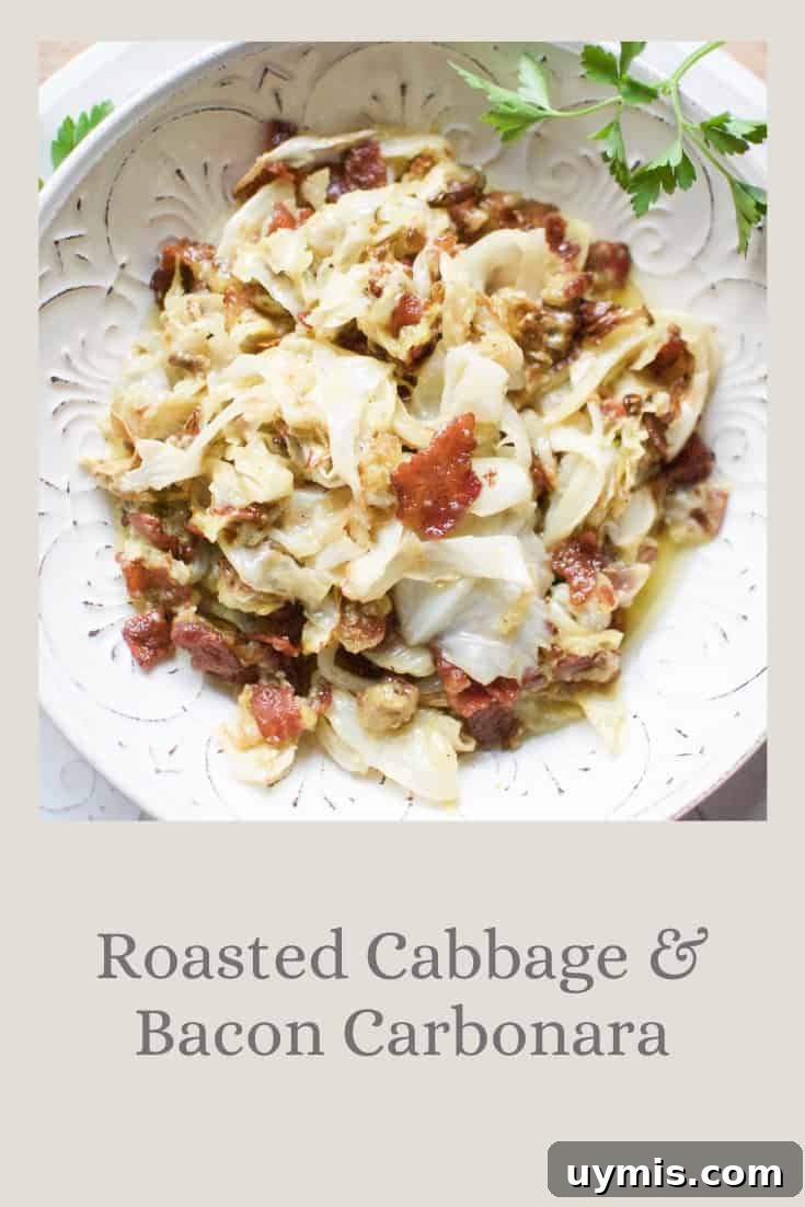 Citrus Sage Roast Turkey Recipe 22 Roasted Cabbage & Bacon Carbonara