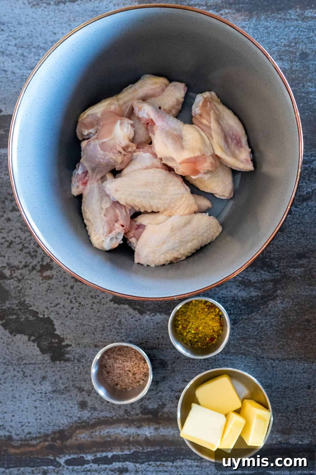 Crispy Grilled Lemon Pepper Chicken Wings Recipe 3 Lemon Pepper chicken wings ingredients.