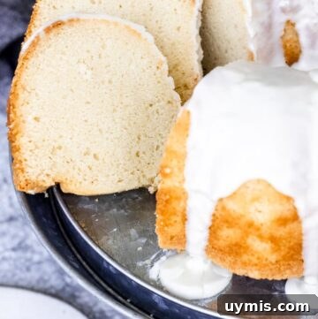Moist Buttermilk Pound Cake Recipe with Tender Crumb 2 whole buttermilk pound cake with slices