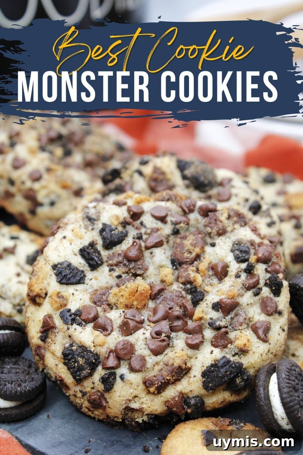 Cookie Monster Cookies: Fun Recipes for Kids 2 Cookie Monster cookie close shot