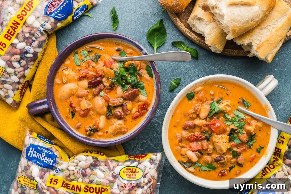 two bowls of soup