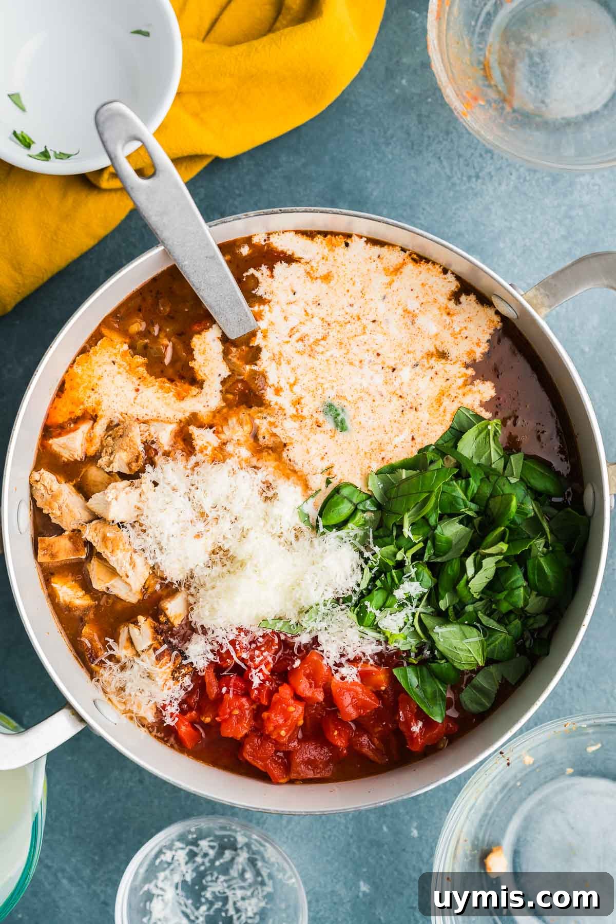 15 bean soup in a pot
