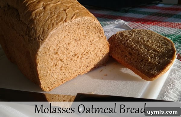 Bread Machine Oatmeal Loaf Recipe 4 Molasses Oatmeal Bread