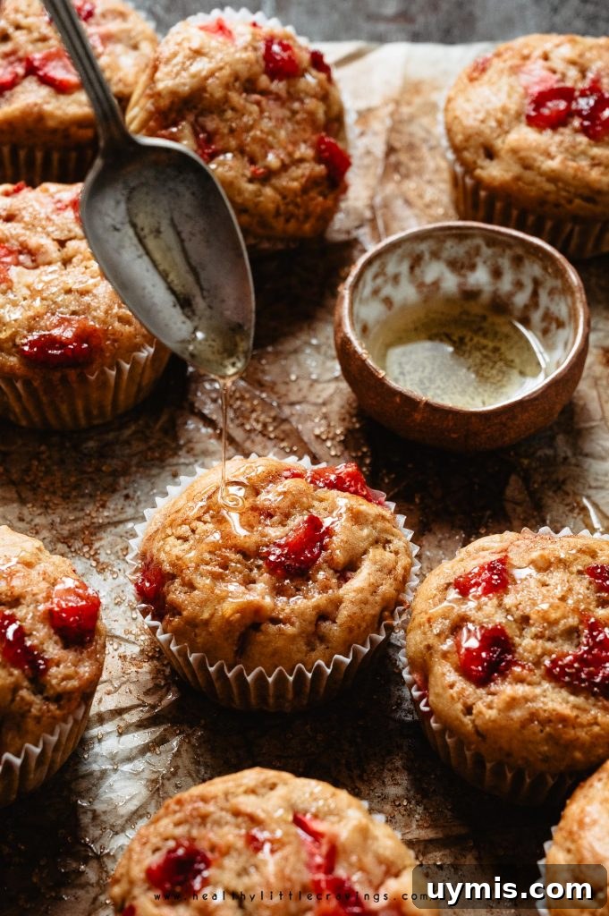 Healthy strawberry muffins muffins recipe