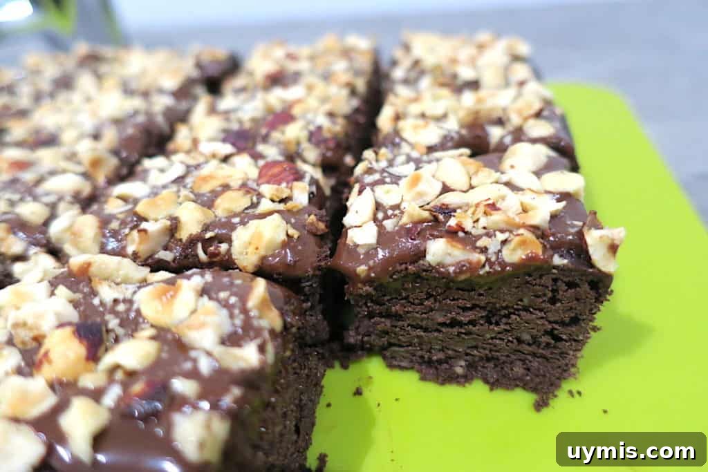 Sugar Free Hazelnut Chocolate Brownies 3 Sugar Free Hazelnut Nut.ella Brownies