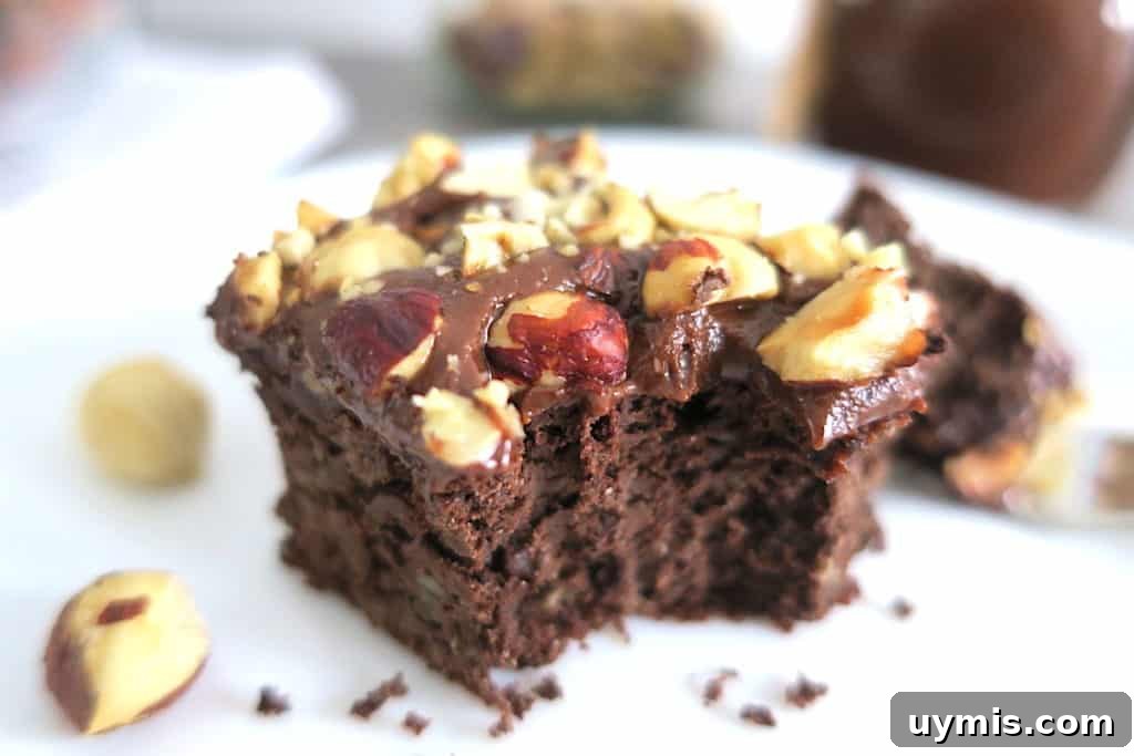 Sugar Free Hazelnut Chocolate Brownies 5 Sugar Free Hazelnut Nut.ella Brownies
