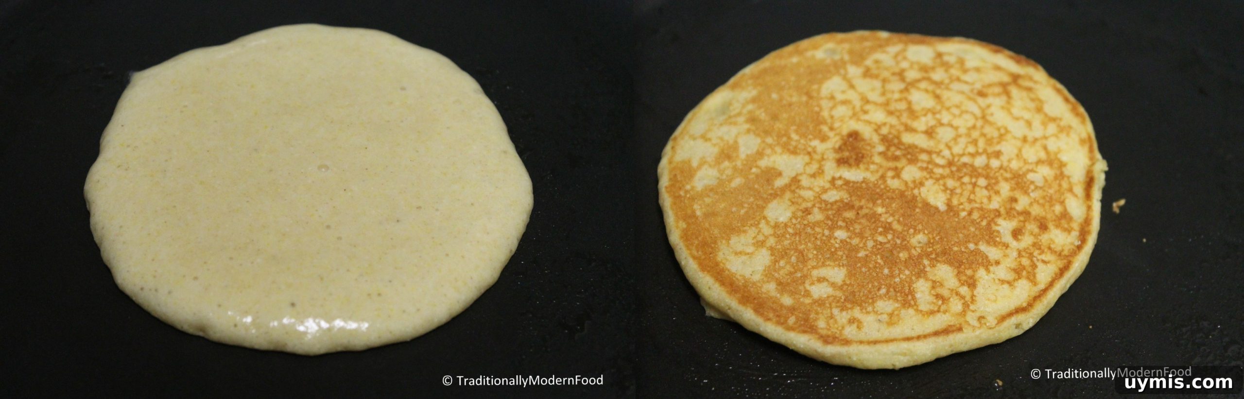 Crispy Cornmeal Pancakes with Maple Butter 6 Cornmeal Pancake Closeup
