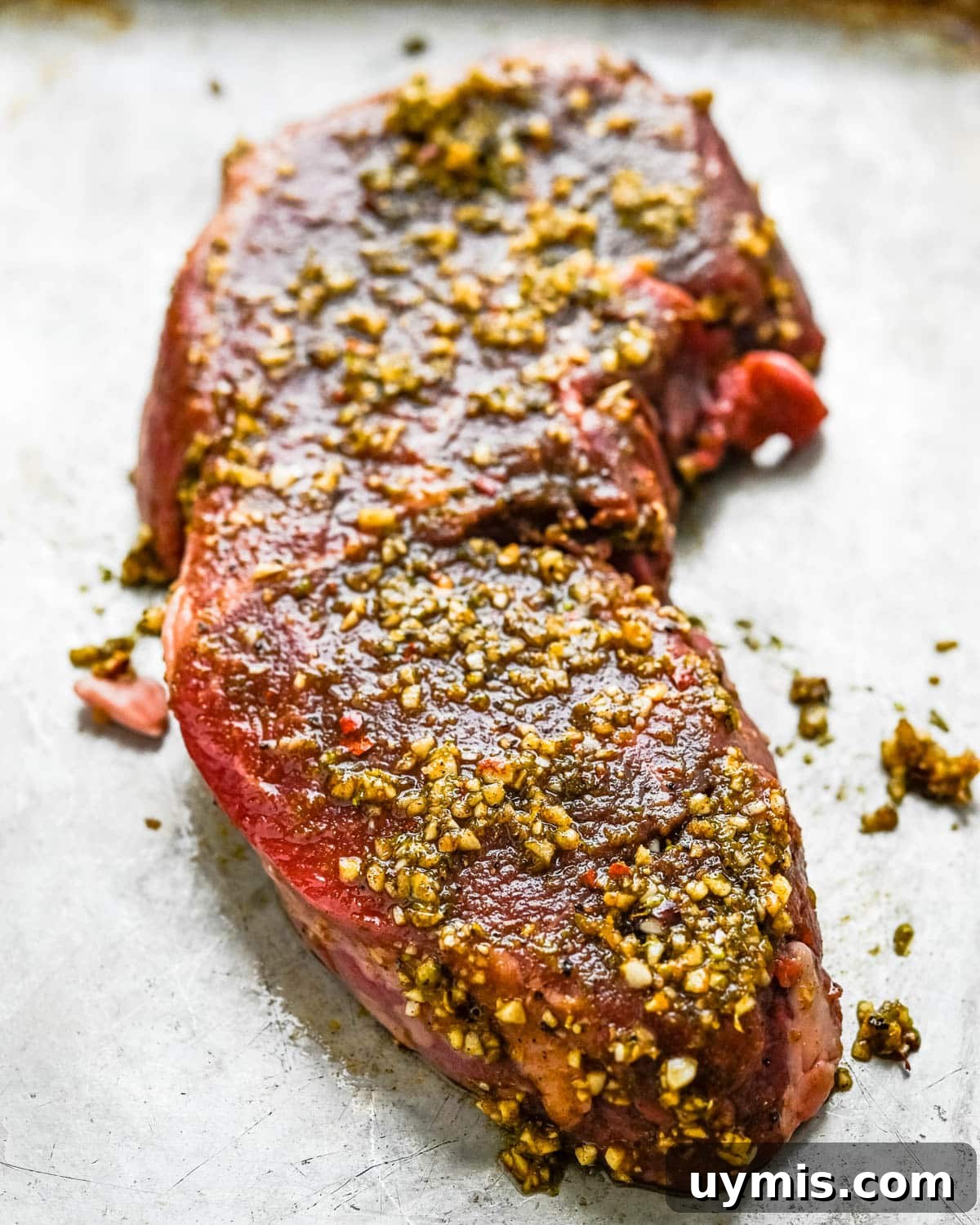 Carne Asada Tacos with Juicy Grilled Steak 5 Marinating beef in a wet rub seasoning.