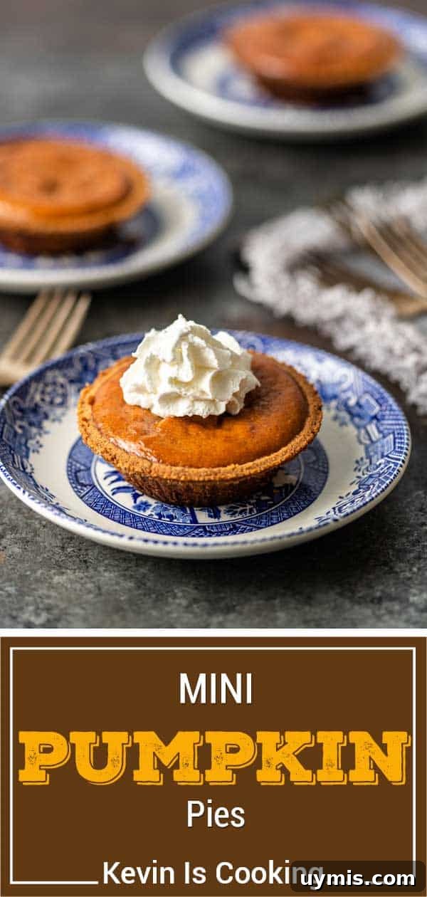 Mini Pumpkin Pies Recipe for Thanksgiving 9 Mini Pumpkin Pies