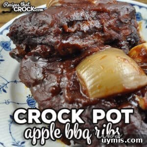 Slow Cooker Apple-Glazed BBQ Ribs 8 Apple BBQ Crock Pot Ribs