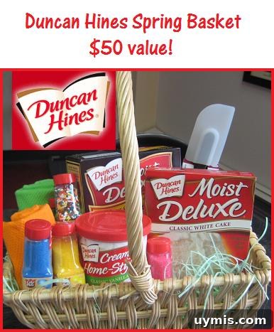 Ducan Hines Basket Red Ducan Hines Basket Red