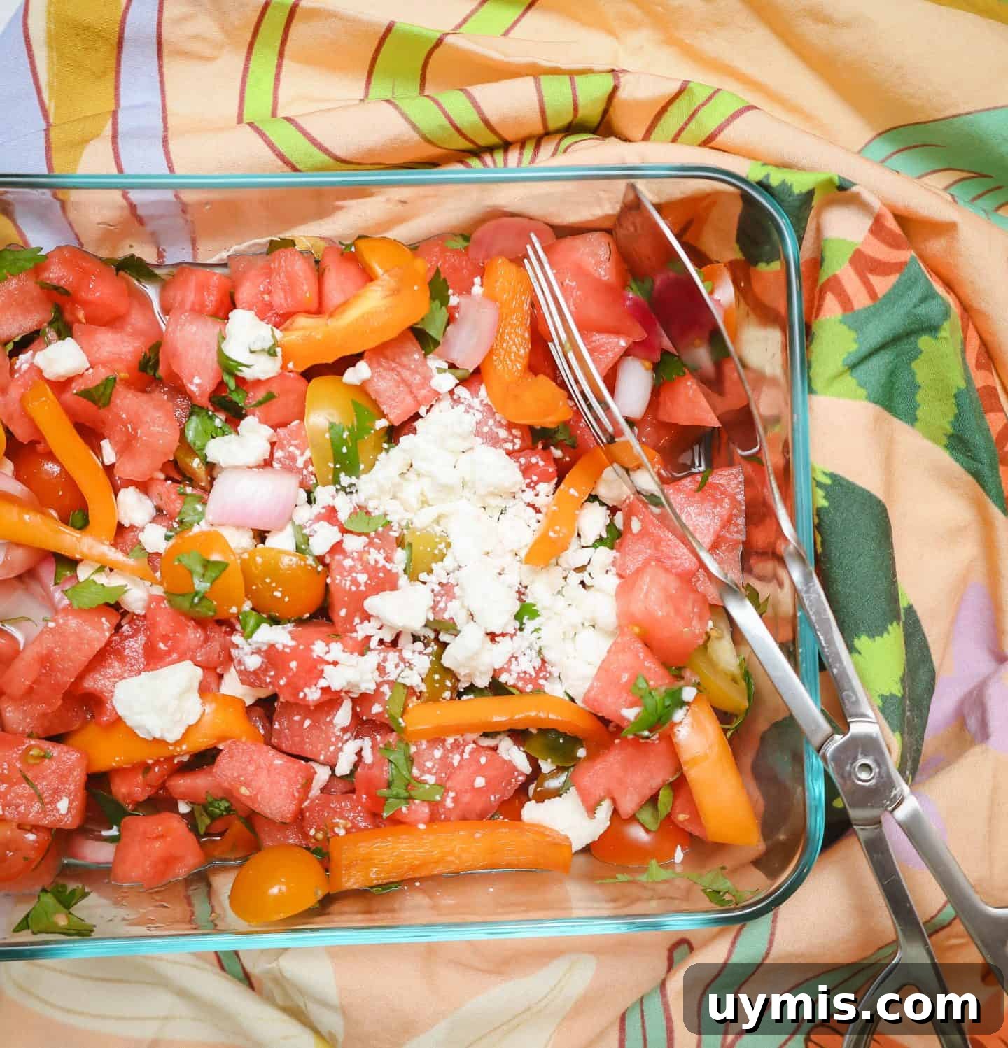 Southern Tomato and Watermelon Salad Recipe 4 Feta tomato watermelon salad