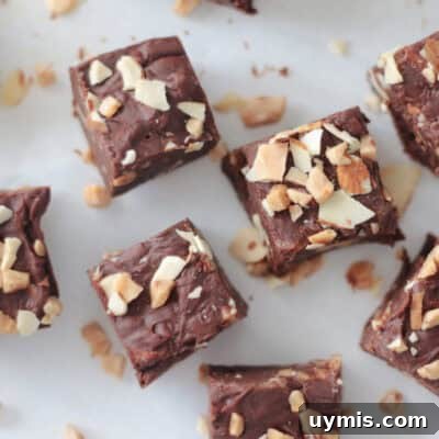 5 minute toffee fudge cut into small squares