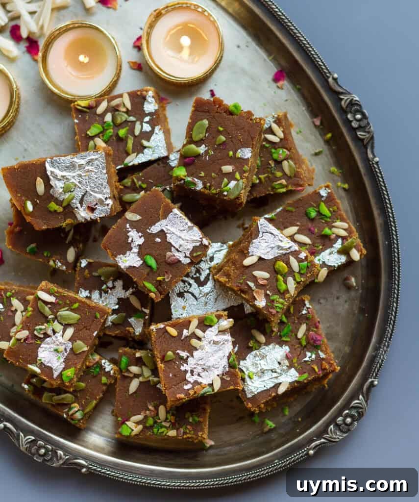 Pumpkin Besan Barfi