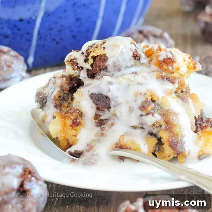 Coffee Donut Bread Pudding with Glazed Donuts 4 Coffee Donut Bread Pudding served as a sweet brunch recipe.