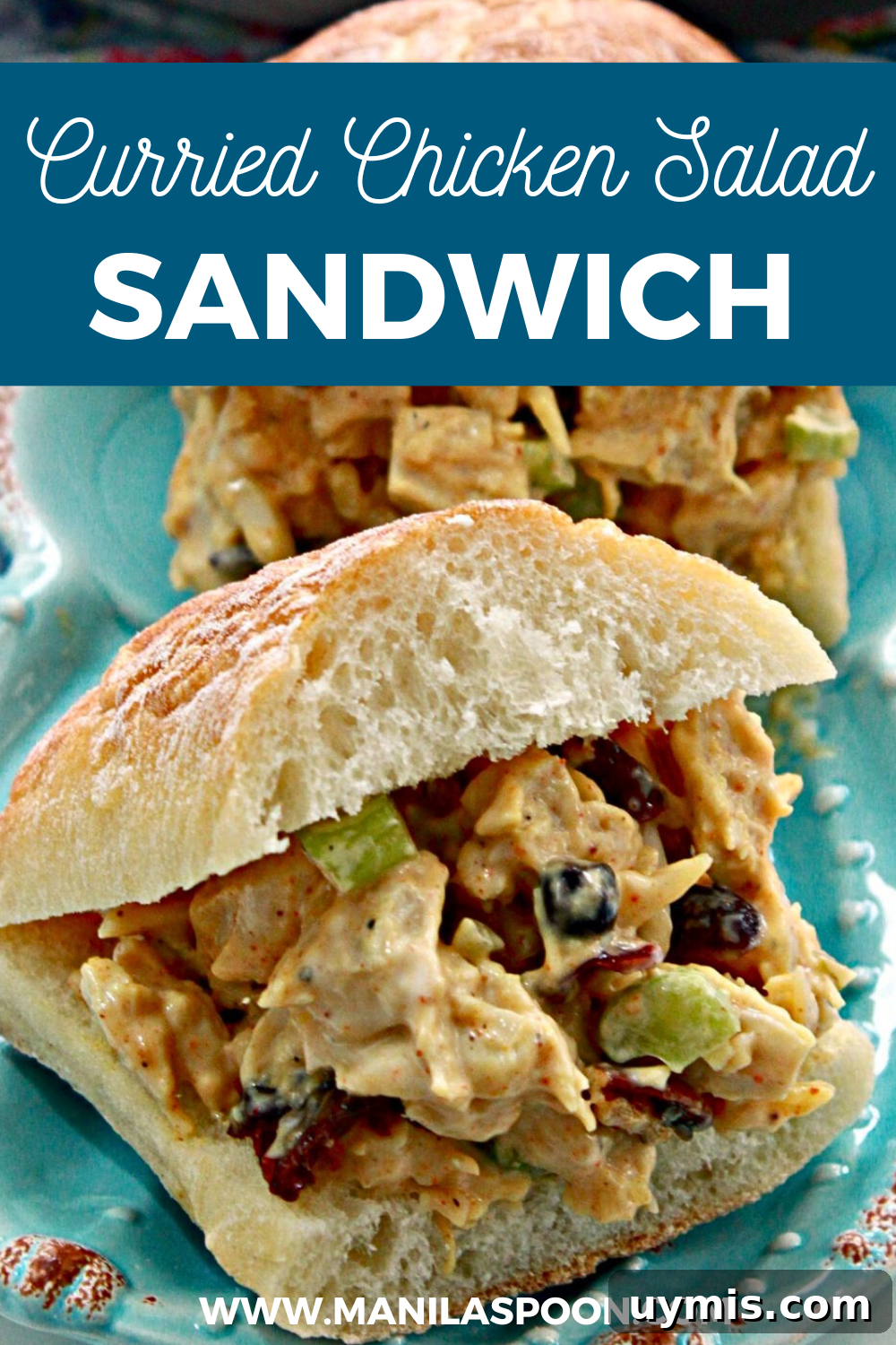 Curried Chicken Salad Recipe for Meal Prep 2 Curried chicken salad wrapped for lunch