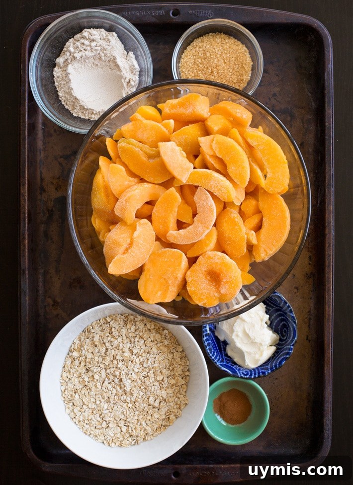 peach crisp ingredients peach crisp ingredients