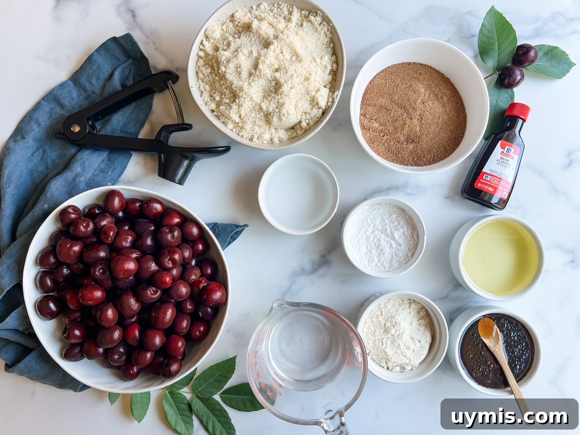 Paleo Cherry Crisp Recipe with Coconut Almond Crumble 4 Paleo Cherry Crisp Ingredients