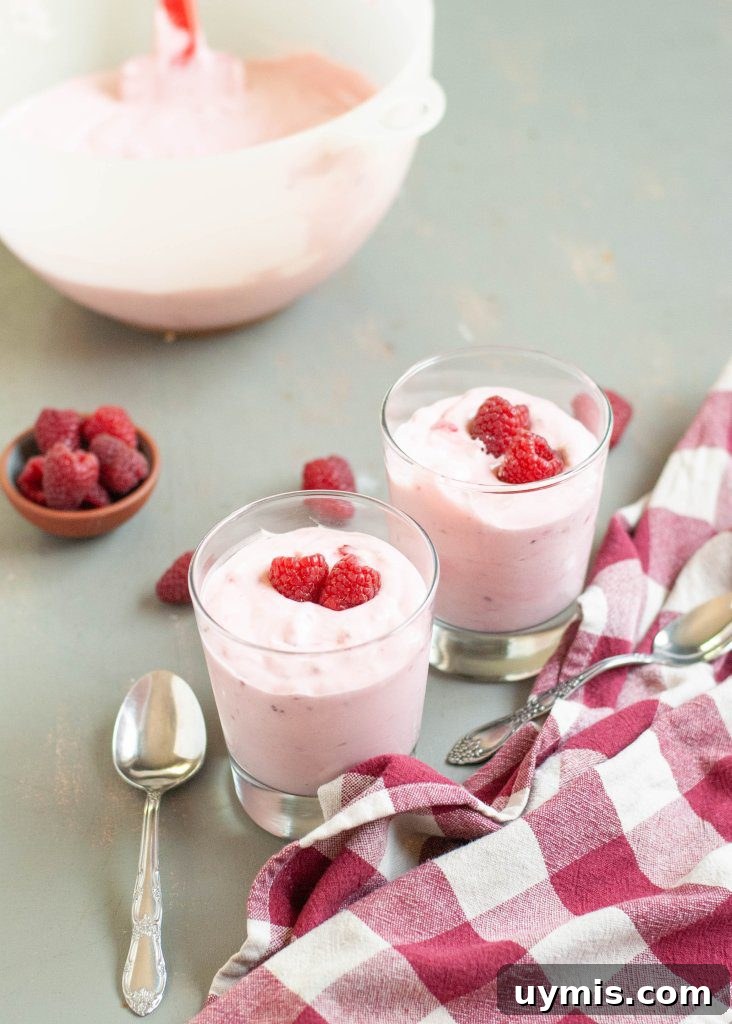 Dairy Free Raspberry Fluff Recipe with Video 3 raspberry-fruit-salad
