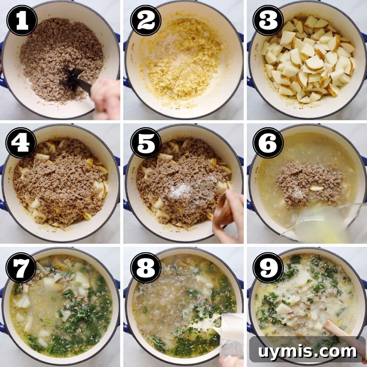 Olive Garden Zuppa Toscana Copycat Recipe 7 step by step how to make soup