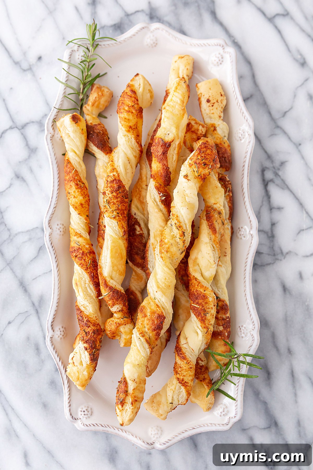Puff Pastry Parmesan Twists Recipe: Cheese Straws 2 Puff Pastry Parmesan Twists