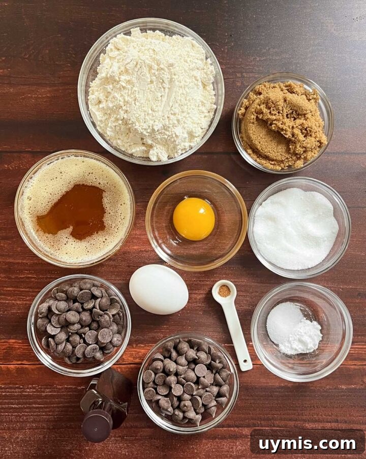 No-Chill Chocolate Chip Cookie Recipe 4 best brown butter chocolate chip cookies ingredients