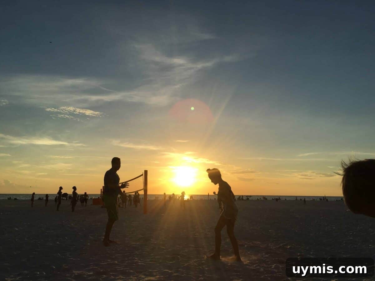 Sunset at Clearwater Beach, FL.