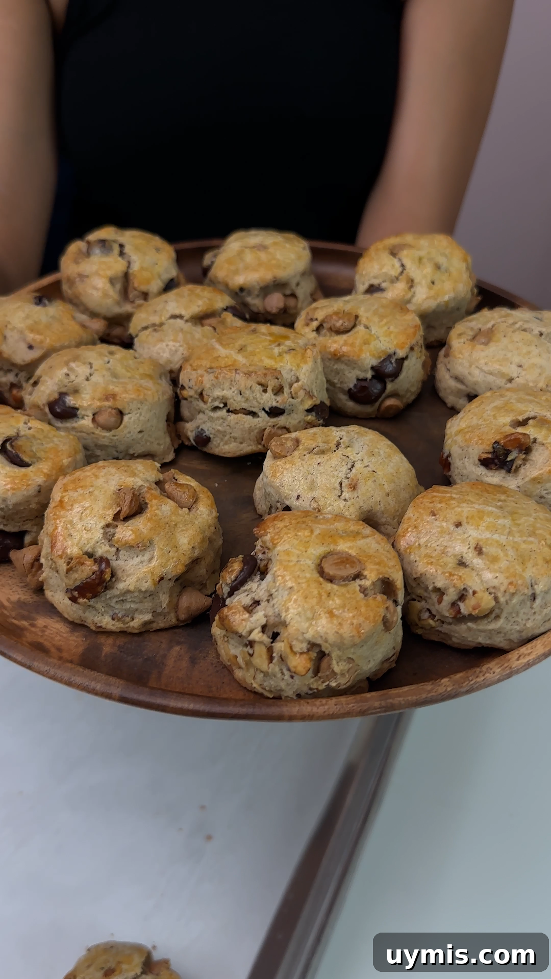 Salted Caramel Chocolate Walnut Scones Recipe - Kylie's Birthday 5 Finished cinnamon salted caramel chocolate walnut scones