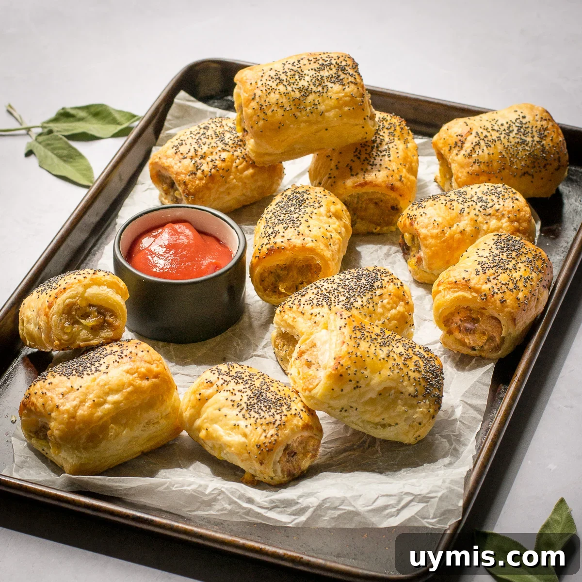 Vegan Sausage Rolls with Sage and Red Onion Recipe 13 easy vegan sausage rolls