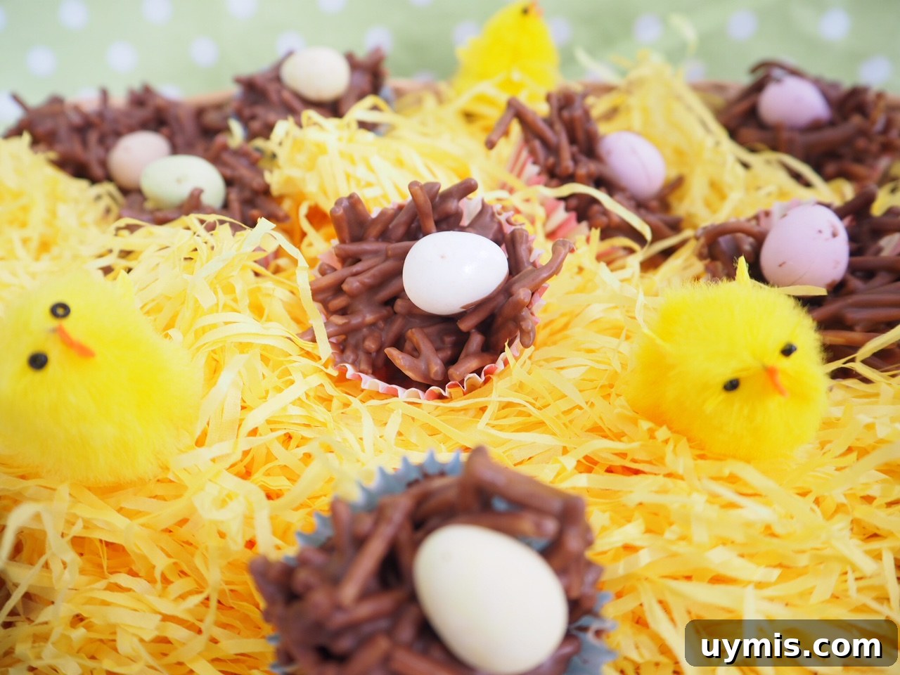No-Bake Chocolate Easter Nests Recipe 4 Chocolate Easter Nests