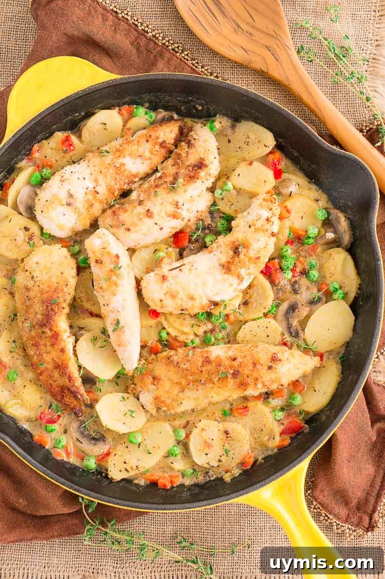 Rustic Country Chicken Skillet Recipe 2 Country Chicken Skillet Recipe