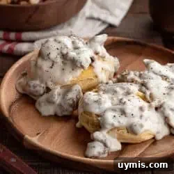 pioneer woman sausage gravy feat