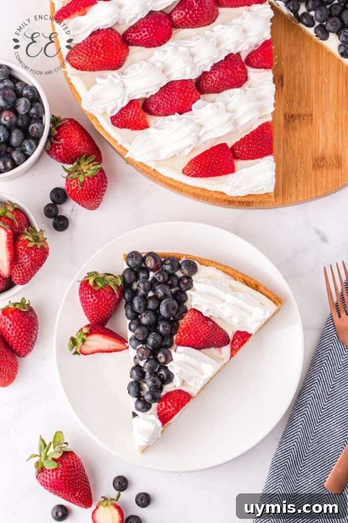 4th of July Dessert Pizza 4th of July Dessert Pizza