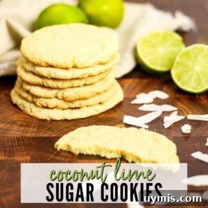 Coconut Lime Sugar Cookies