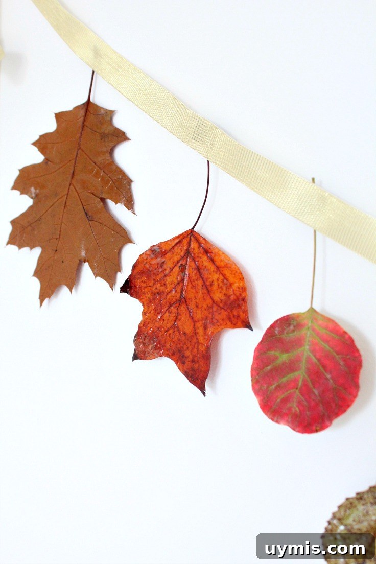 DIY Fall Leaf Garland for Cozy Autumn Home Decor 5 DIY Fall garland