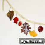 DIY Fall Leaf Garland for Cozy Autumn Home Decor 6 DIY Fall garland