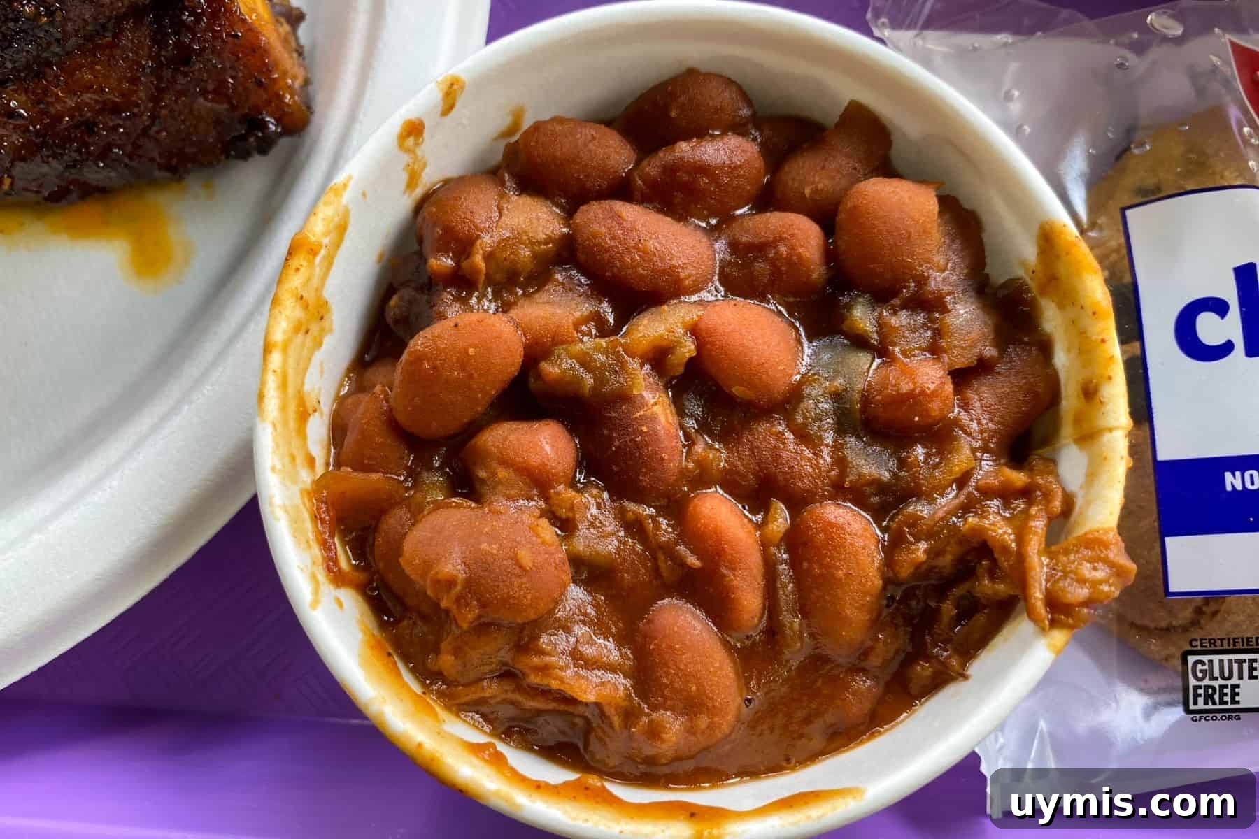Flame Tree Barbecue at Disney's Animal Kingdom Guide 15 flame tree barbecue Signature Baked Beans