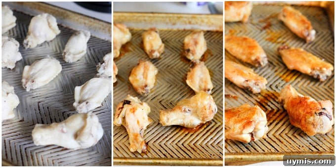 Crispy Garlic Parmesan Chicken Wings Recipe 3 Steps to make crispy chicken wings in the oven